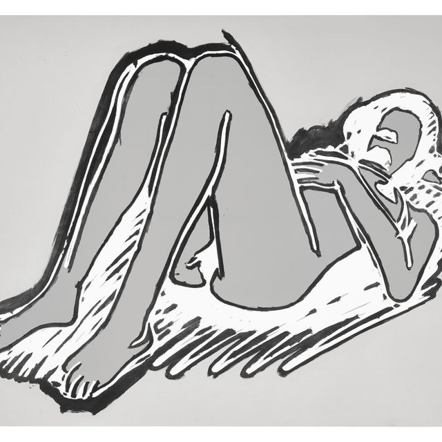Tom Wesselmann — Моника лежит на спине, подтянув колени