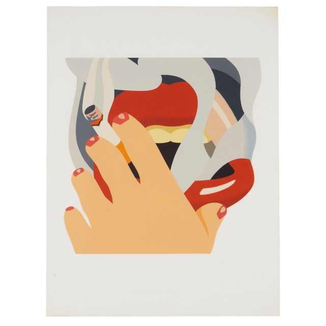 Tom Wesselmann — Курильщик с портрета американца