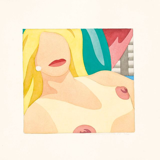 Tom Wesselmann — Обнаженная, из: Спальни