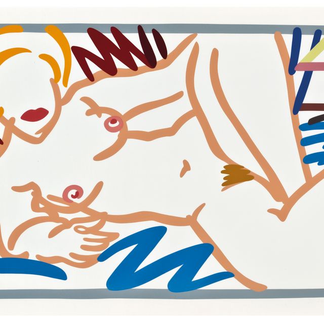 Tom Wesselmann — Джуди на голубом одеяле