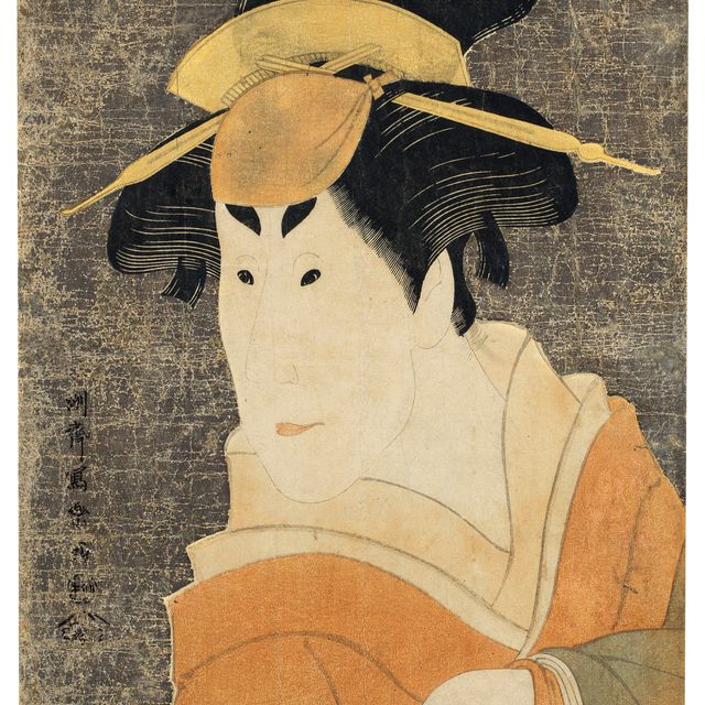 Toshusai Sharaku — Осагава Цунэйо II в роли Осан, старшей сестры Иппея