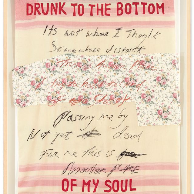 Tracey Emin — Я пьян до глубины души.