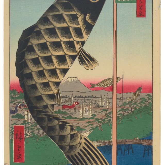 Utagawa Hiroshige — Мост Суйдобаши, Суругадай