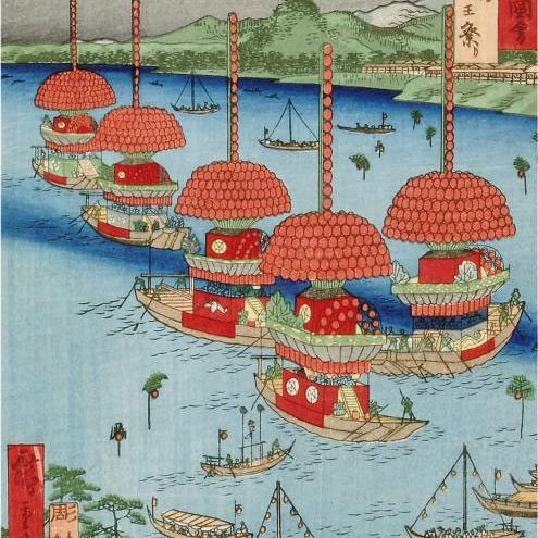 Utagawa Hiroshige — ЯПОНСКИЙ АЛЬБОМ В ЧЕСТЬ УТАГАВЫ ХИРОСИГЭ