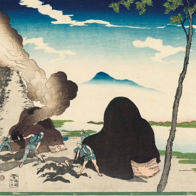 Utagawa Kuniyoshi — Асакуса Имадо (Печи для обжига плитки в Имадо, Асакуса), из серии "Тото мэйсе" ("Знаменитые места восточной столицы")