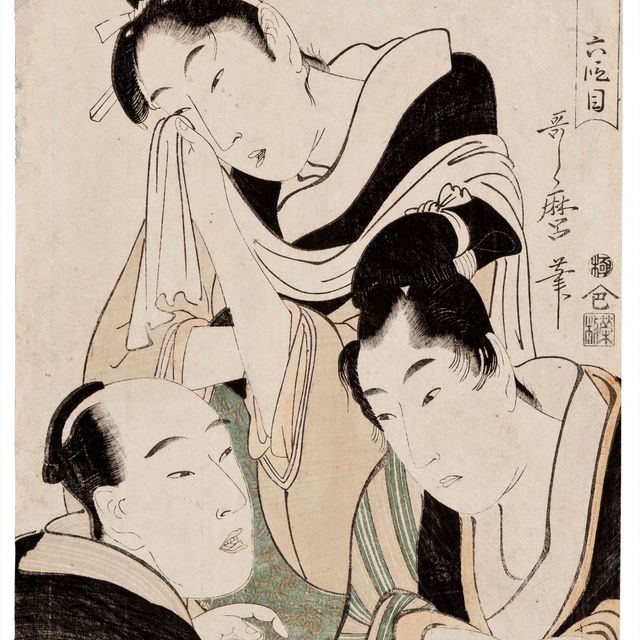 Utamaro Kitagawa — Чушингура рокуданме (акт 6 из "Сокровищницы верных слуг")