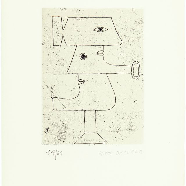 Victor Brauner — Без названия, из "Антологии современной гравюры". "Предтечи авангарда". Том II