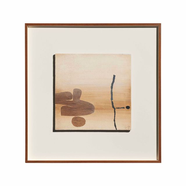 Victor Pasmore — Два изображения (коричневые)