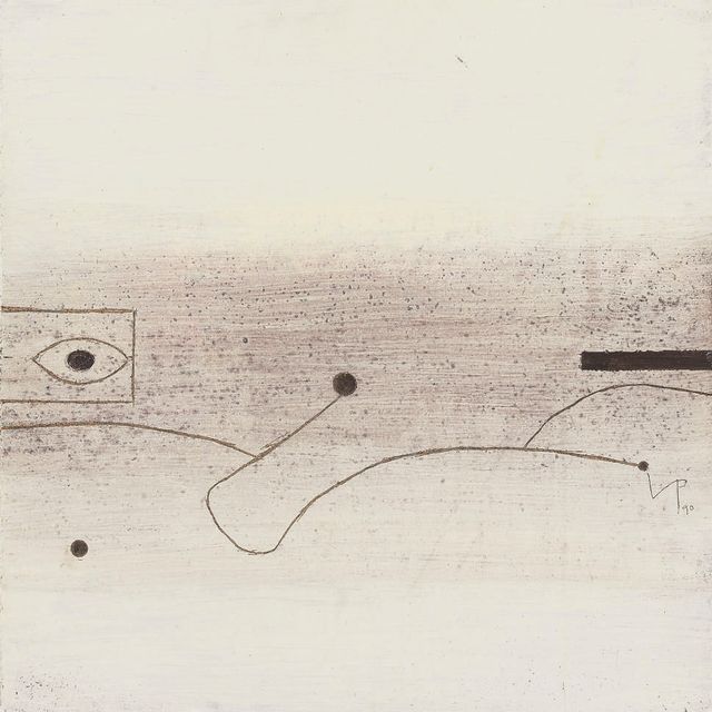 Victor Pasmore — Без названия (линейная абстрактная форма)