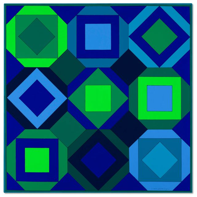 Victor Vasarely — Окта-Фольклор-E