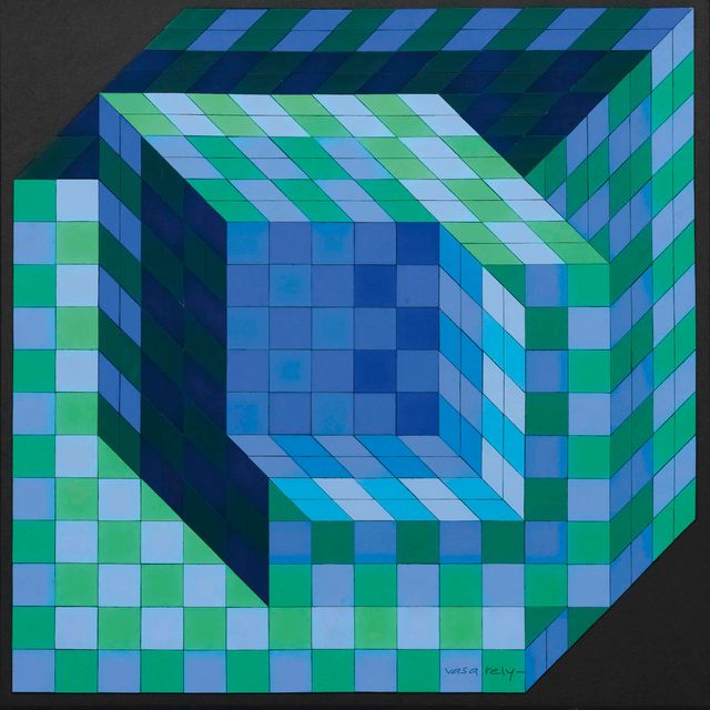 Victor Vasarely — Три - Аксо