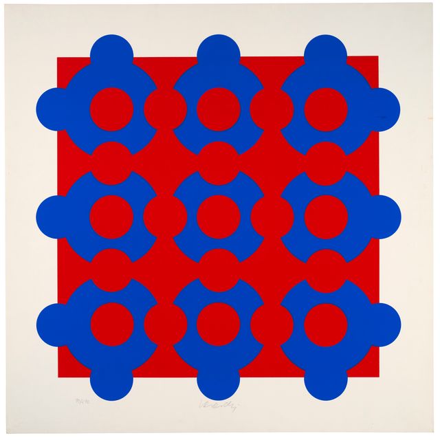 Victor Vasarely — Четыре гравюры художника