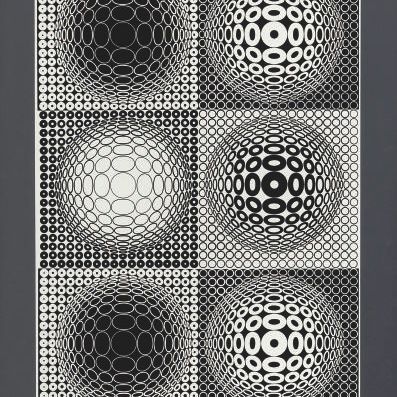 Victor Vasarely — Шесть гравюр художника