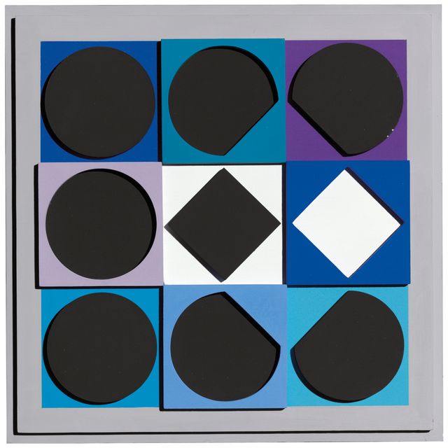 Victor Vasarely — Темный топаз - Позитив