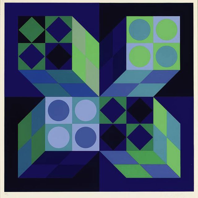 Victor Vasarely — Без названия