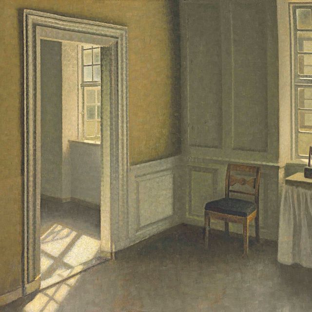 Vilhelm Hammershøi — Спальня, Страндгейд, 30