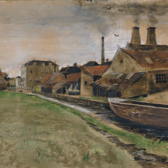 Vincent van Gogh — Чугунолитейный завод в Гааге