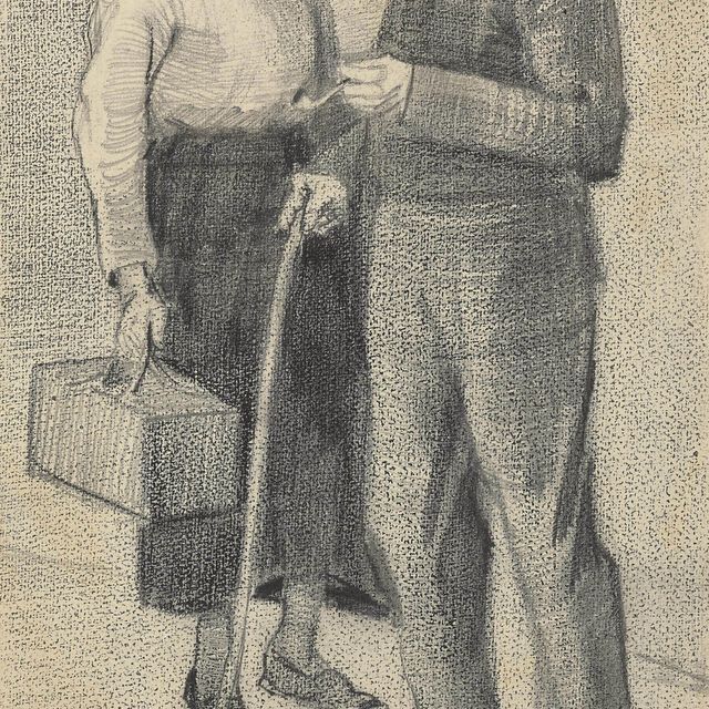 Vincent van Gogh — Один человек в воде
