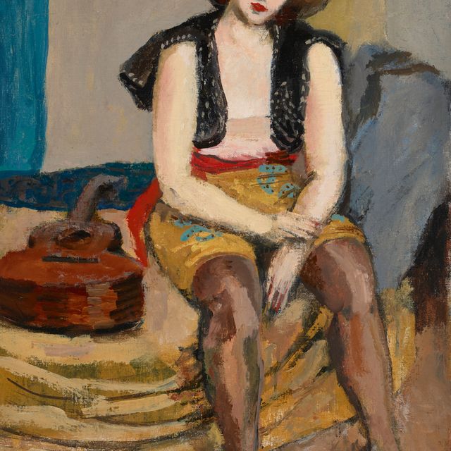 Walt Kuhn — Женщина с гитарой