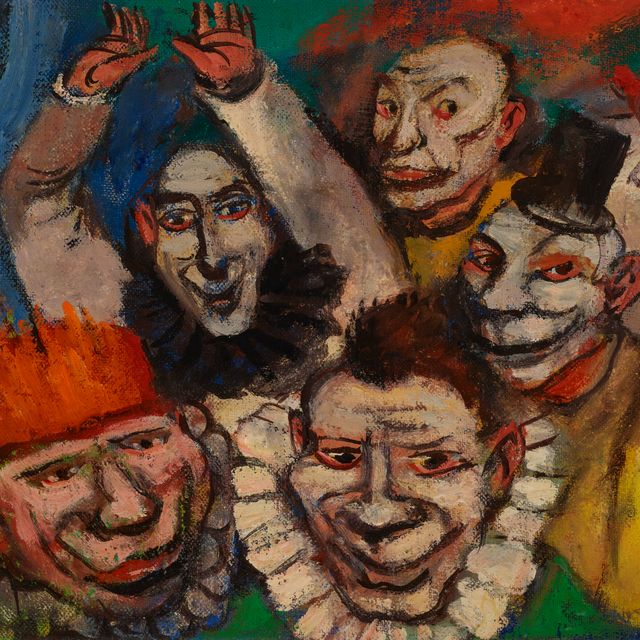 Walt Kuhn — Секстет клоунов