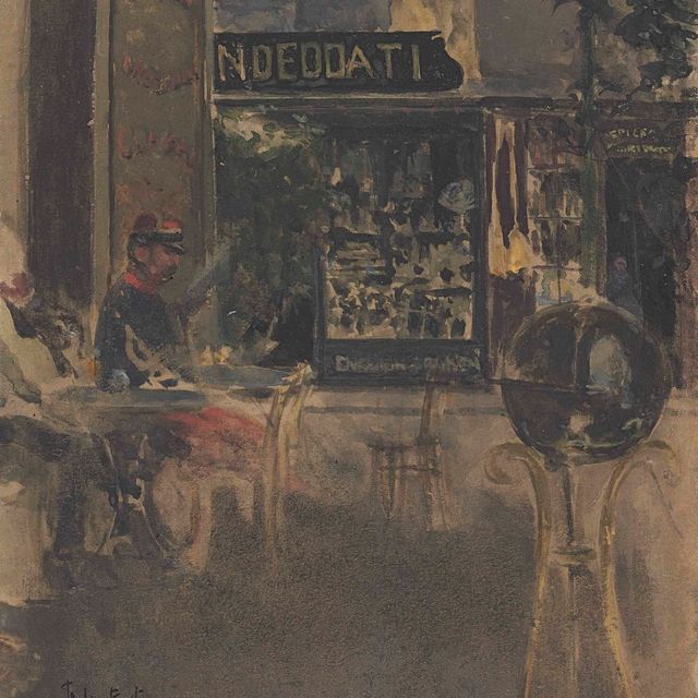 Walter Richard Sickert — Швейцарское кафе, Дьепп