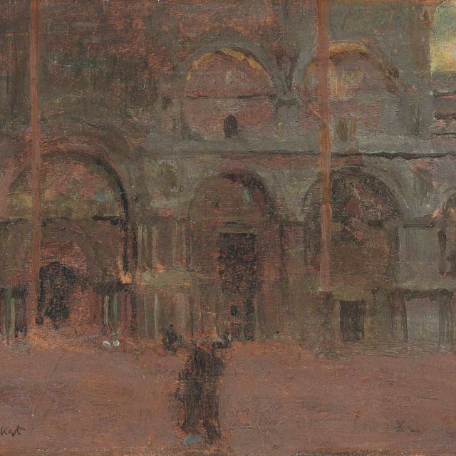 Walter Richard Sickert — Фасад собора Святого Марка в Венеции