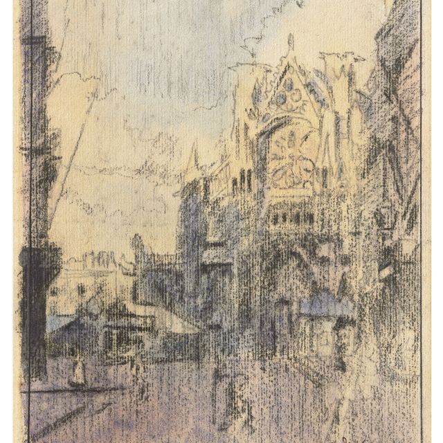 Walter Richard Sickert — Фасад церкви Сен-Жак