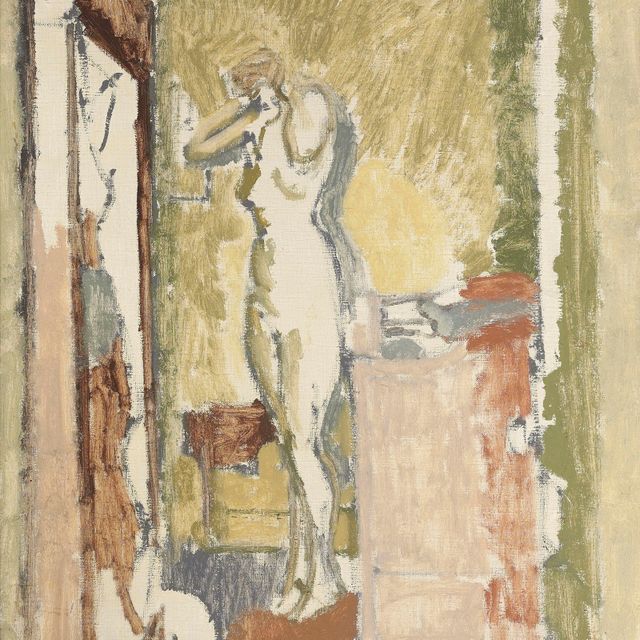 Walter Richard Sickert — Стоя обнаженной в интерьере