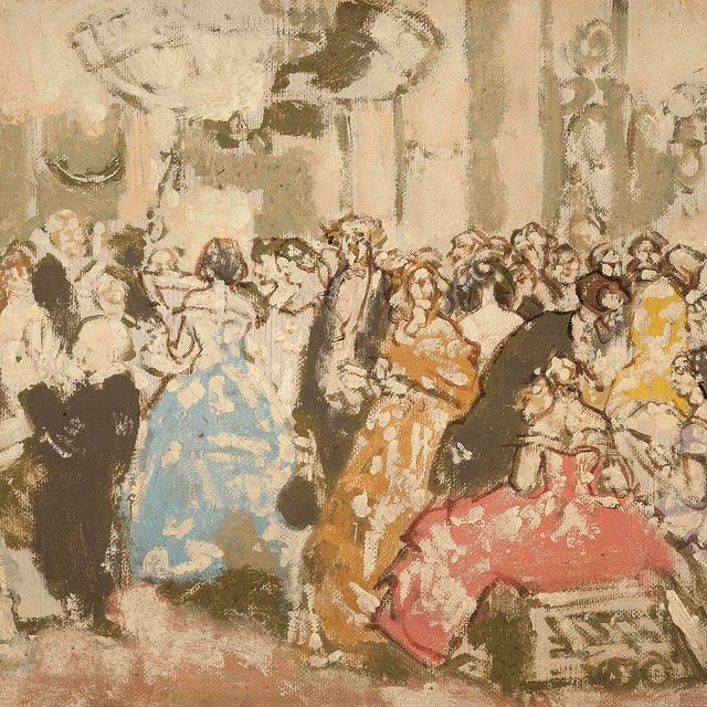 Walter Richard Sickert — Учеба в Glencora (в честь Джона Гилберта)