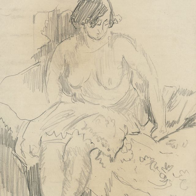 Walter Richard Sickert — Обнаженная на кровати