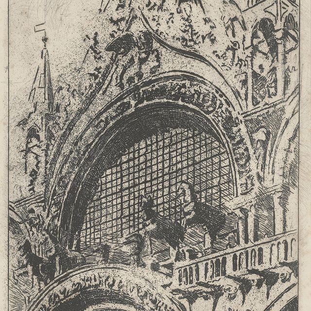 Walter Richard Sickert — Венеция, Лошади Святого Марка (Третья версия)