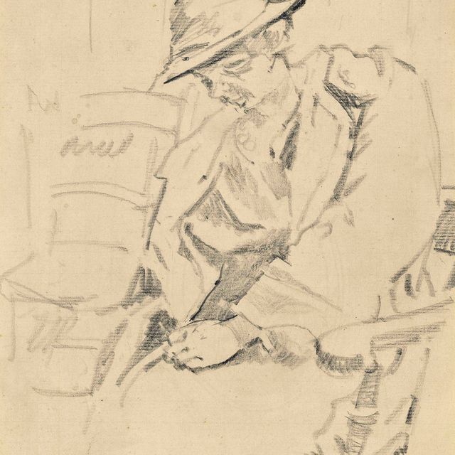 Walter Richard Sickert — Сидящая женщина в шляпе