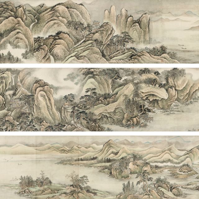 Wang Hui — Бесконечные ручьи и горы
