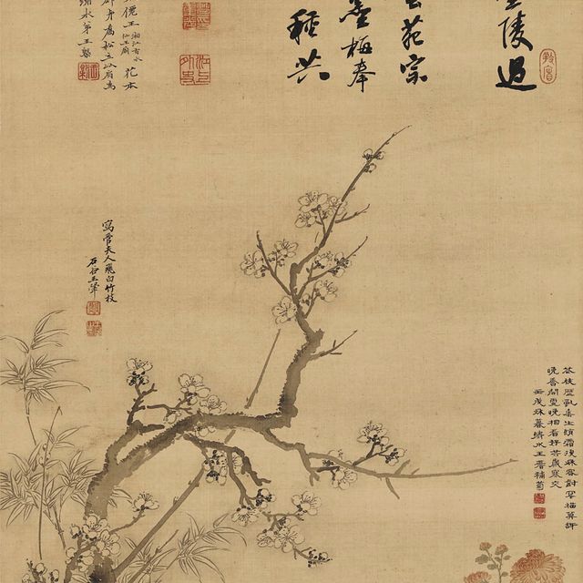 Wang Hui — Зимние цветы