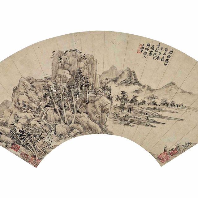 Wang Hui — пейзаж