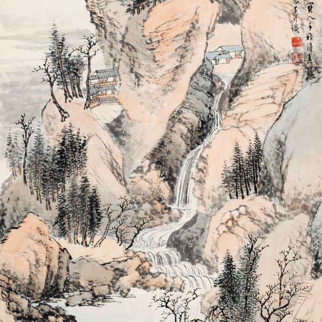 Wang Hui — Пейзаж в честь Ван Хуэя