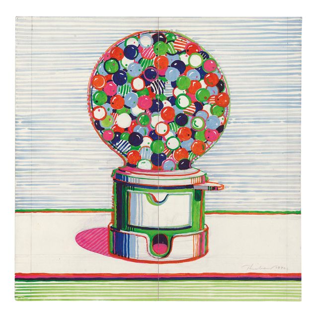 Wayne Thiebaud — Кабинет для автомата по производству жевательной резинки