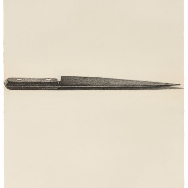 Wayne Thiebaud — Нож
