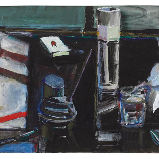 Wayne Thiebaud — Натюрморт на письменном столе у окна
