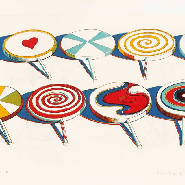 Wayne Thiebaud — Большие лохи, из семи натюрмортов и кролика
