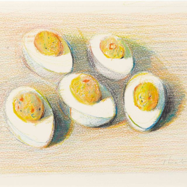 Wayne Thiebaud — Яйца, запеченные с пряностями