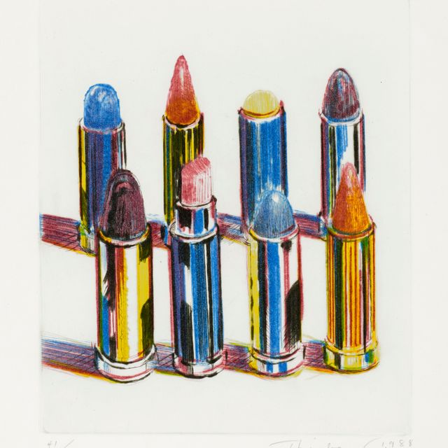 Wayne Thiebaud — Восемь помад для губ