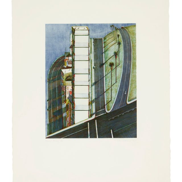 Wayne Thiebaud — Пальмовый гребень, судя по недавним гравюрам, которые я
