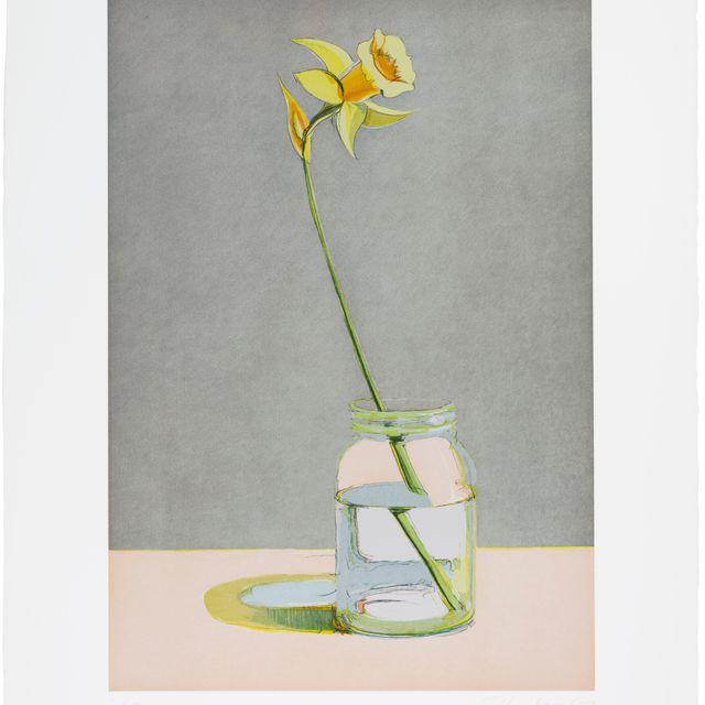 Wayne Thiebaud — Нарцисс, с недавних гравюр, которые я
