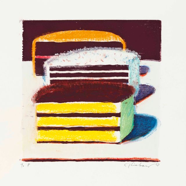 Wayne Thiebaud — Половинки пирожных (состояние II)