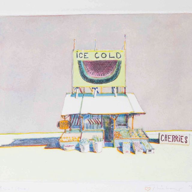 Wayne Thiebaud — Подставка для вишни, от: Delights