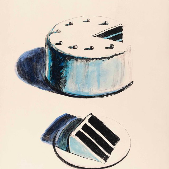 Wayne Thiebaud — шоколадный торт