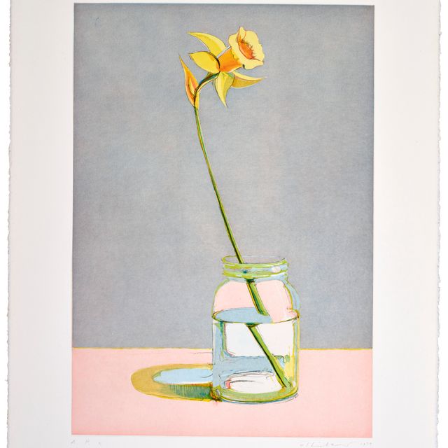 Wayne Thiebaud — Нарцисс, с недавних гравюр, которые я