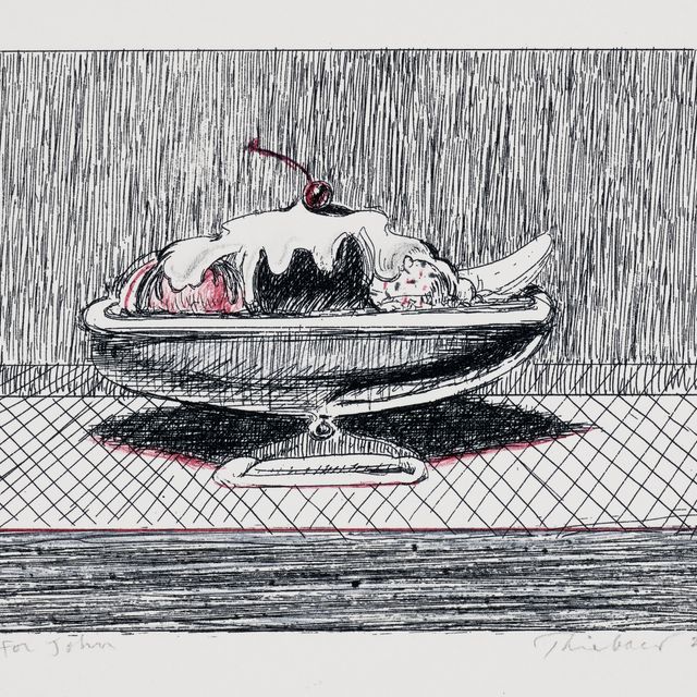 Wayne Thiebaud — Банановый сплит