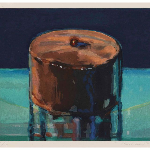 Wayne Thiebaud — Темный пирог